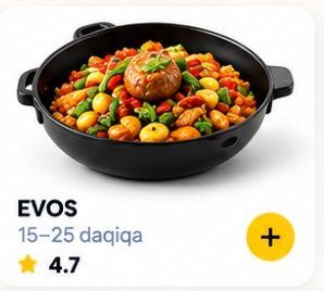 EVOS — 15–25 daqiqa